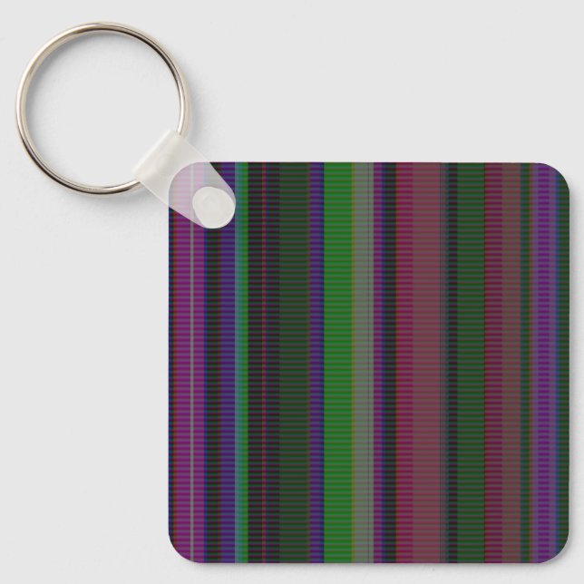 VHS Glitch Variant 1 Keychain (Front)