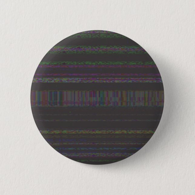 VHS Glitch Variant 3 Button (Front)
