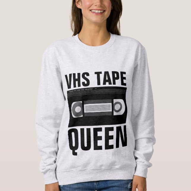 VHS VIDEO TAPE QUEEN T-Shirts (Front)