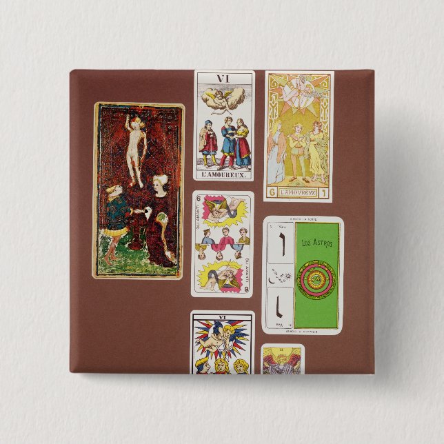 VI The Lovers 15 Cm Square Badge (Front)