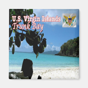 VI - Virgin Islands - Trunk Bay Magnet