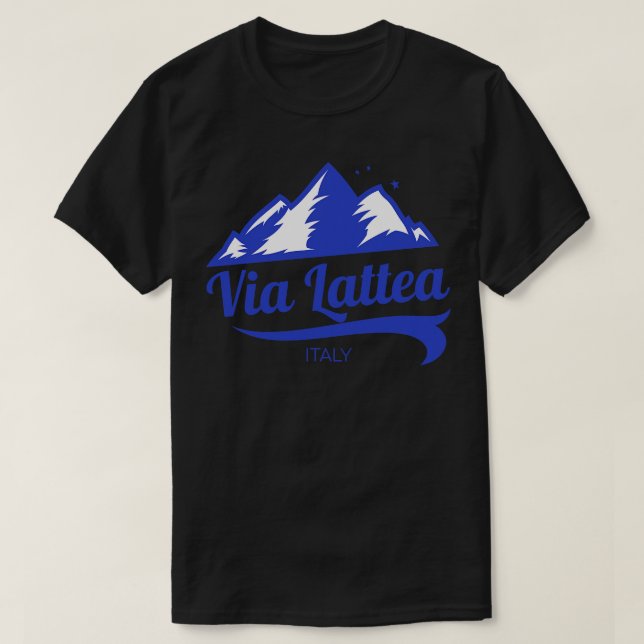 Via Lattea ski Italy T-Shirt (Design Front)