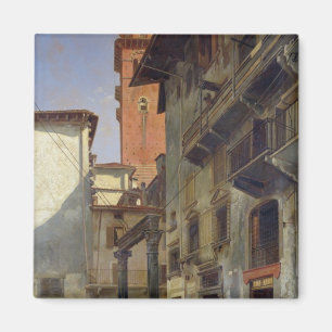 Via Mazzanti, Verona, 1880 Magnet