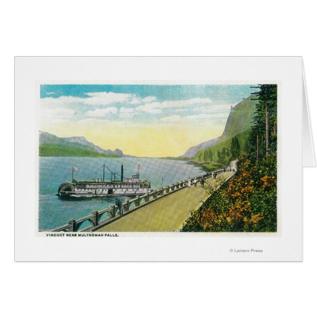 Viaduct Near Multnomah Falls, Columbia River (Front Horizontal)