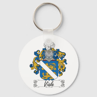 Viale Family Crest Key Ring
