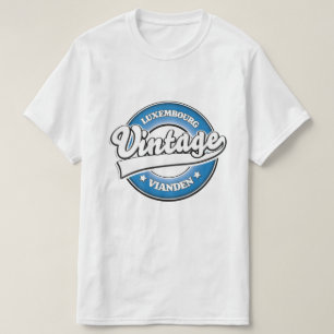 Vianden luxembourg retro logo T-Shirt