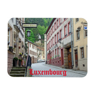 Vianden, Luxembourg street scene Magnet