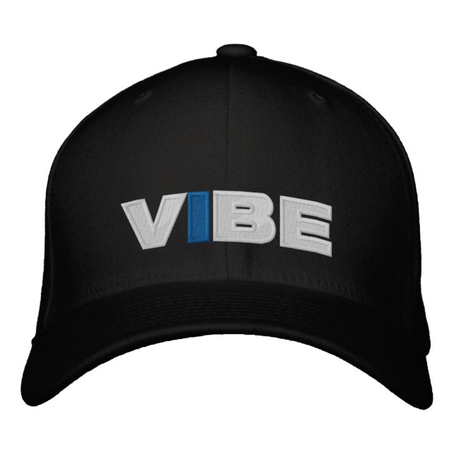 VIBE (black) baseball cap (Front)