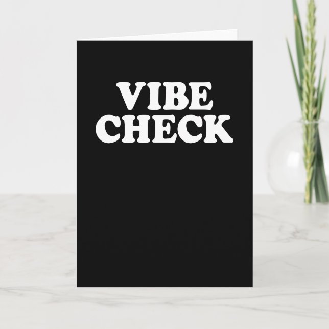 Vibe Check Card (Front)