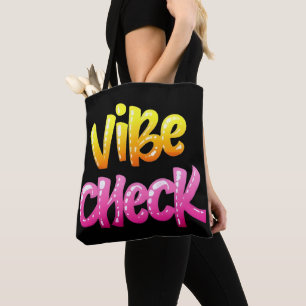 Vibe Check Cool Meme  Tote Bag