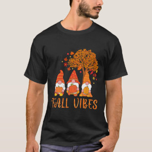 Vibes Autumn Season Thanksgiving Pumpkin T-Shirt