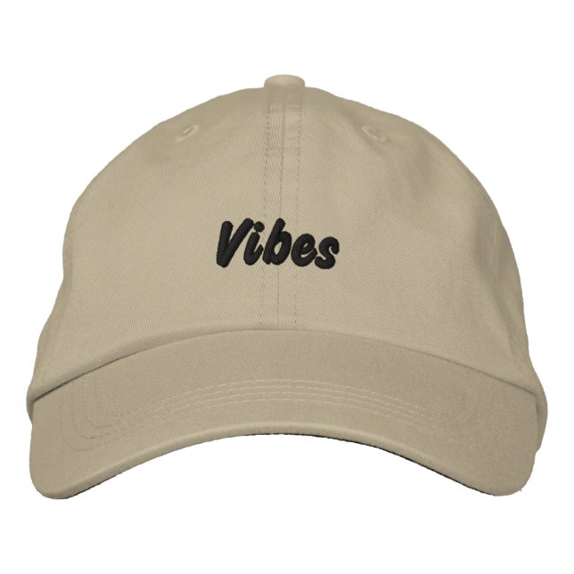 Vibes Embroidered Hat (Front)