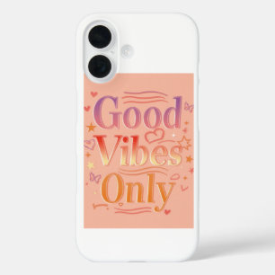 Vibes for a good day iPhone 16 case