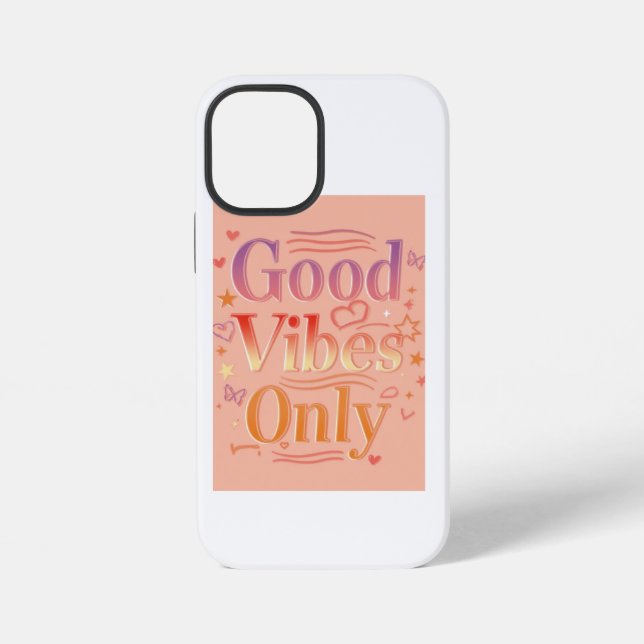 Vibes for a good day iPhone case (Back)