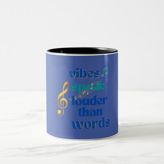 Vibes Two-Tone Coffee Mug (Center)