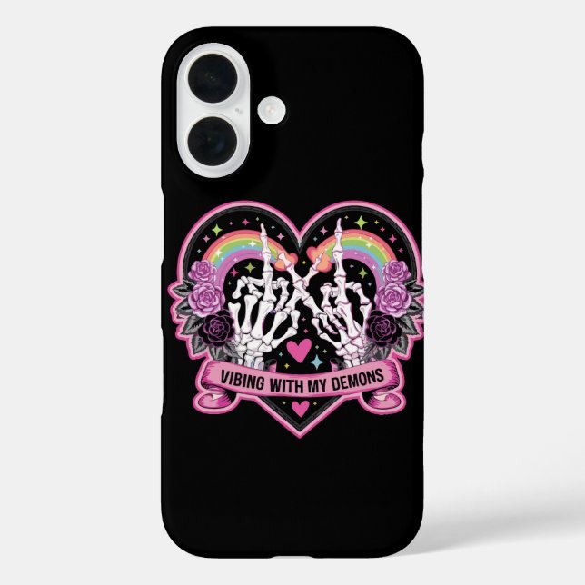 Vibing with My Demons  Case-Mate iPhone Case (Back)