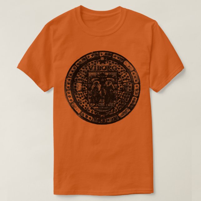 Viborg Denmark Manhole Cover T-Shirt (Design Front)