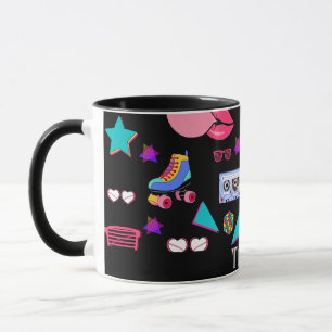 Vibrant 80s design mug