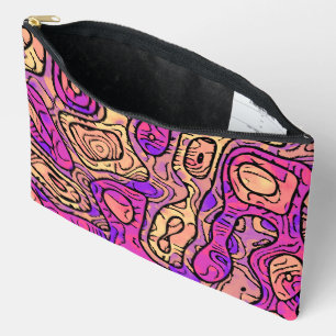 Vibrant Abstract Accessory Pouch
