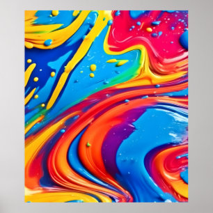 Vibrant Abstract Art Poster