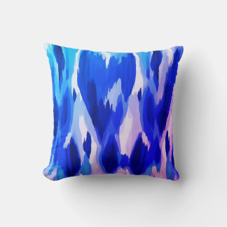Vibrant abstract background of swirl pattern cushion