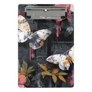 Vibrant Abstract Butterfly Flight (3) Mini Clipboard