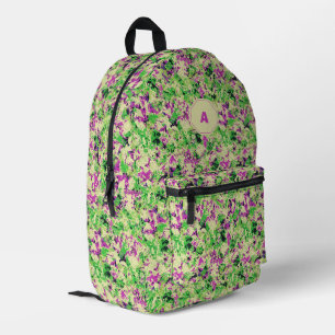 Vibrant Abstract Camo Printed Backpack