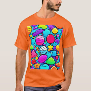 Vibrant Abstract Candyland T-Shirt