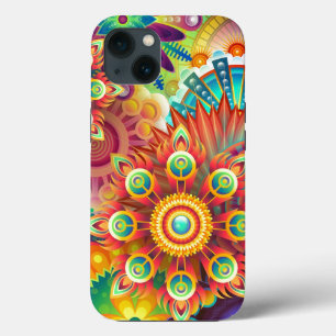Vibrant Abstract iPhone 13 Case