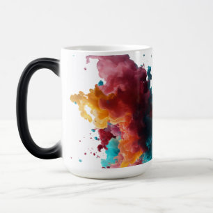 Vibrant Abstract Colour Splash Mug