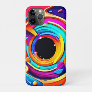 Vibrant Abstract Cosmic Vortex Art Case-Mate iPhone Case