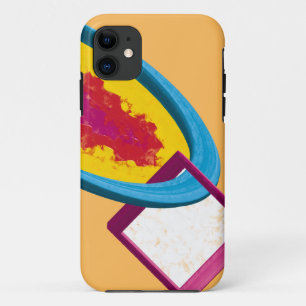 Vibrant Abstract Cosmos Ring & Square – Modern Case-Mate iPhone Case