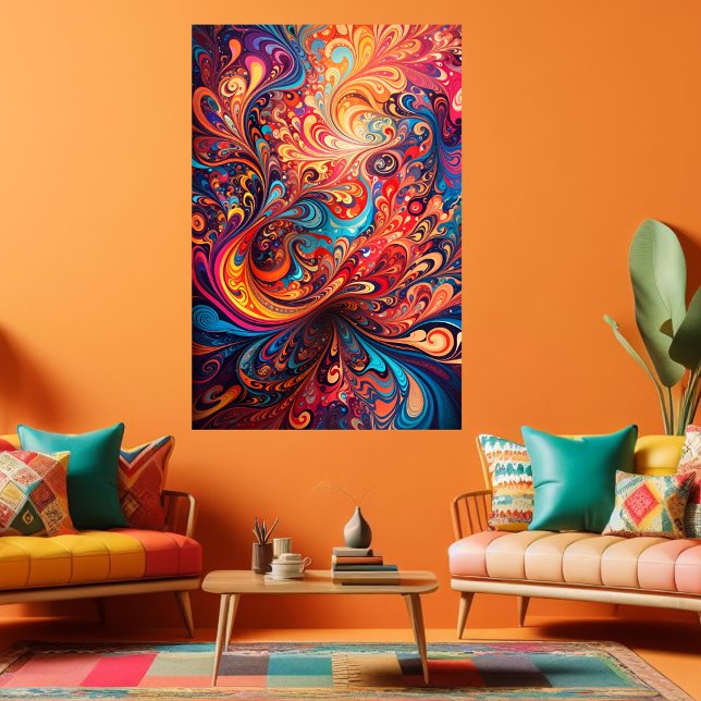 Vibrant Abstract Design Poster (Creator Uploaded)