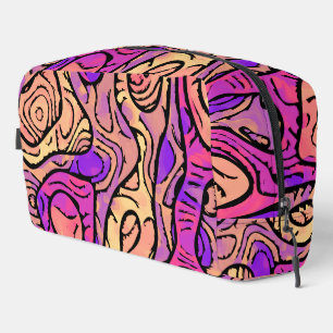 Vibrant Abstract Dopp Kit