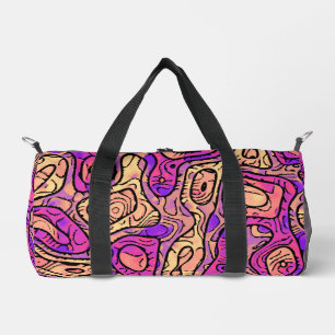 Vibrant Abstract Duffle Bag