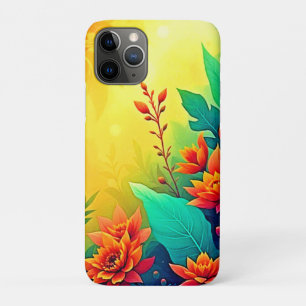 Vibrant Abstract Floral Beauty Case-Mate iPhone Case