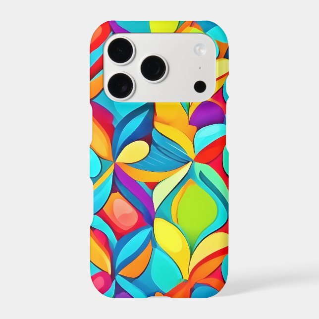 Vibrant Abstract Floral Explosion (Back)