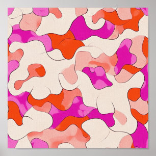 Vibrant Abstract Flow Poster