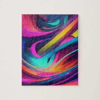 Vibrant Abstract Jigsaw Puzzle