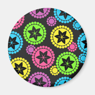 Vibrant abstract Magnet