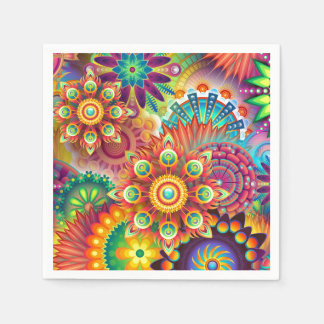 Vibrant Abstract Napkin
