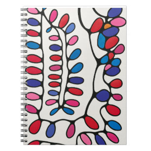 Vibrant Abstract Notebook