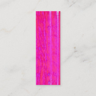 Vibrant Abstract Pink and Purple Stripes Art Mini Business Card