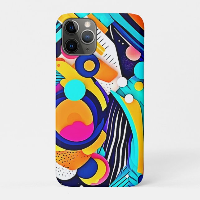 Vibrant Abstract Pop Art Case-Mate iPhone Case (Back)