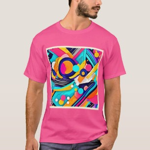 Vibrant Abstract Pop Art T-Shirt