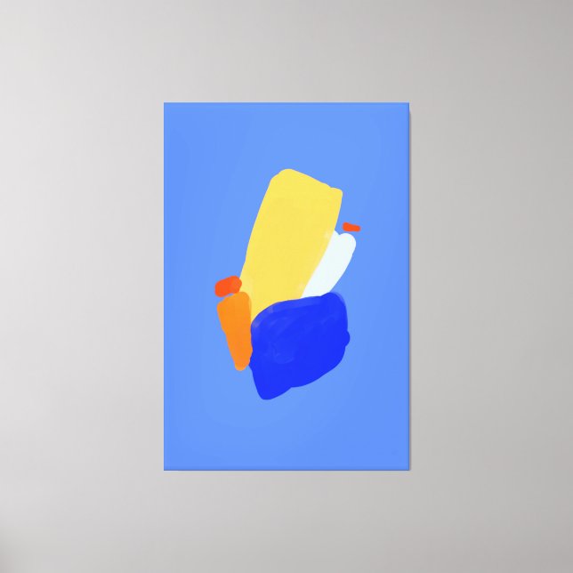 Vibrant abstract Stretched Canvas Print (Front)