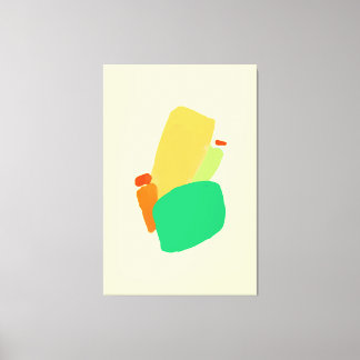 Vibrant abstract Stretched Canvas Print