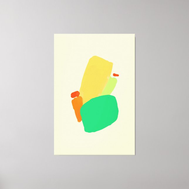 Vibrant abstract Stretched Canvas Print (Front)