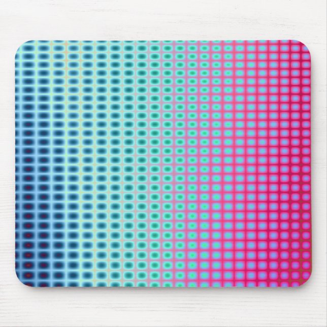 Vibrant Abstract Tiles Mouse Pad (Front)