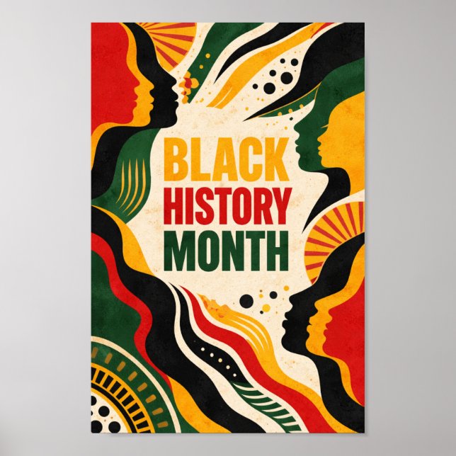 Vibrant African-Inspired Art Poster (Front)